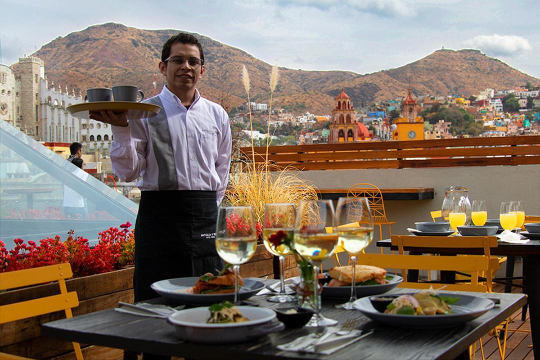 Antigua Trece Hotel Fusion Guanajuato Bagian luar foto